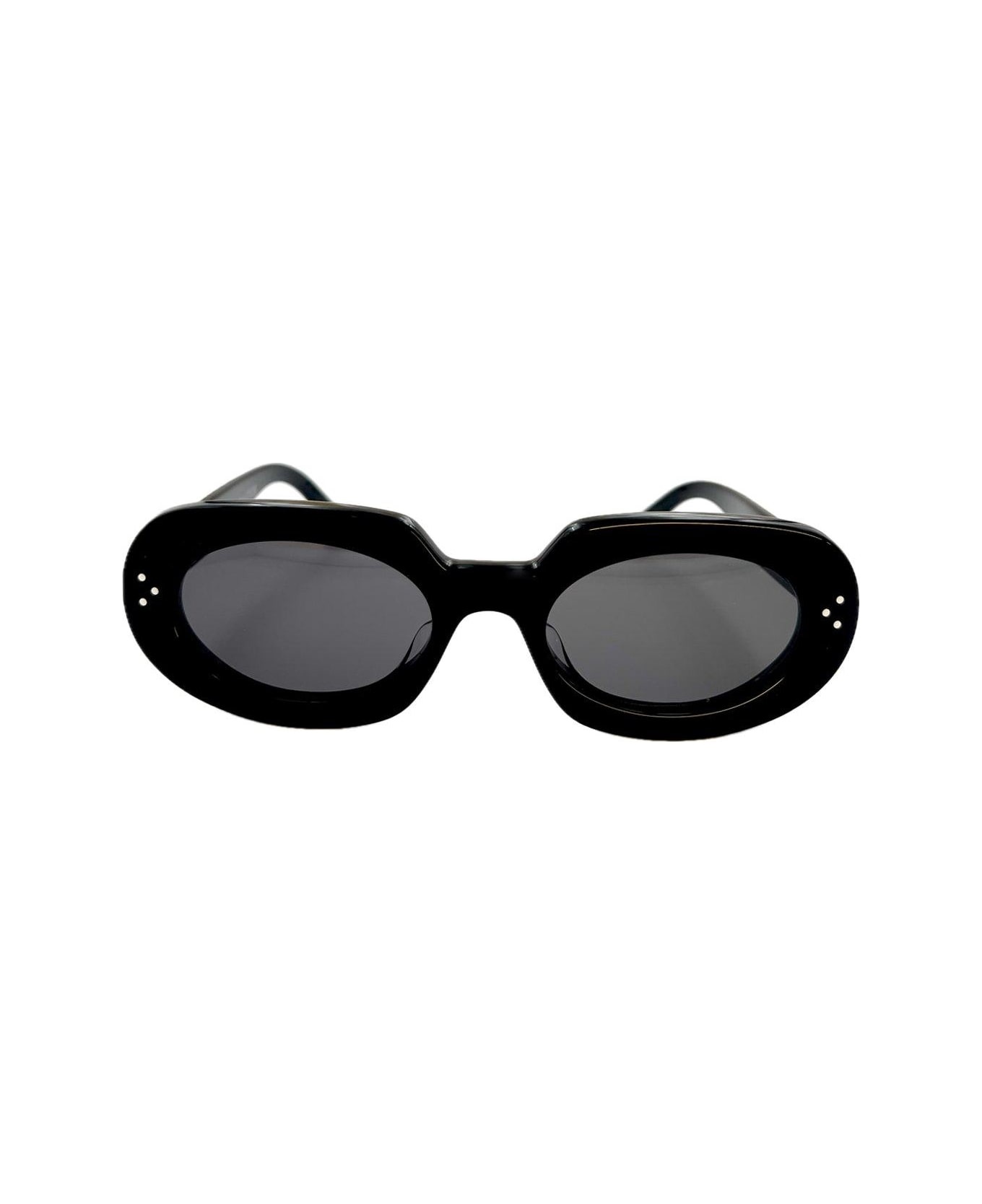 Oval Frame Sunglasses - 1