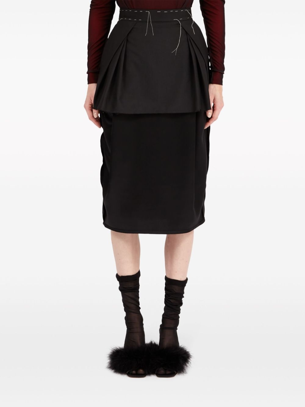 Work-in-progress layered skirt - 2