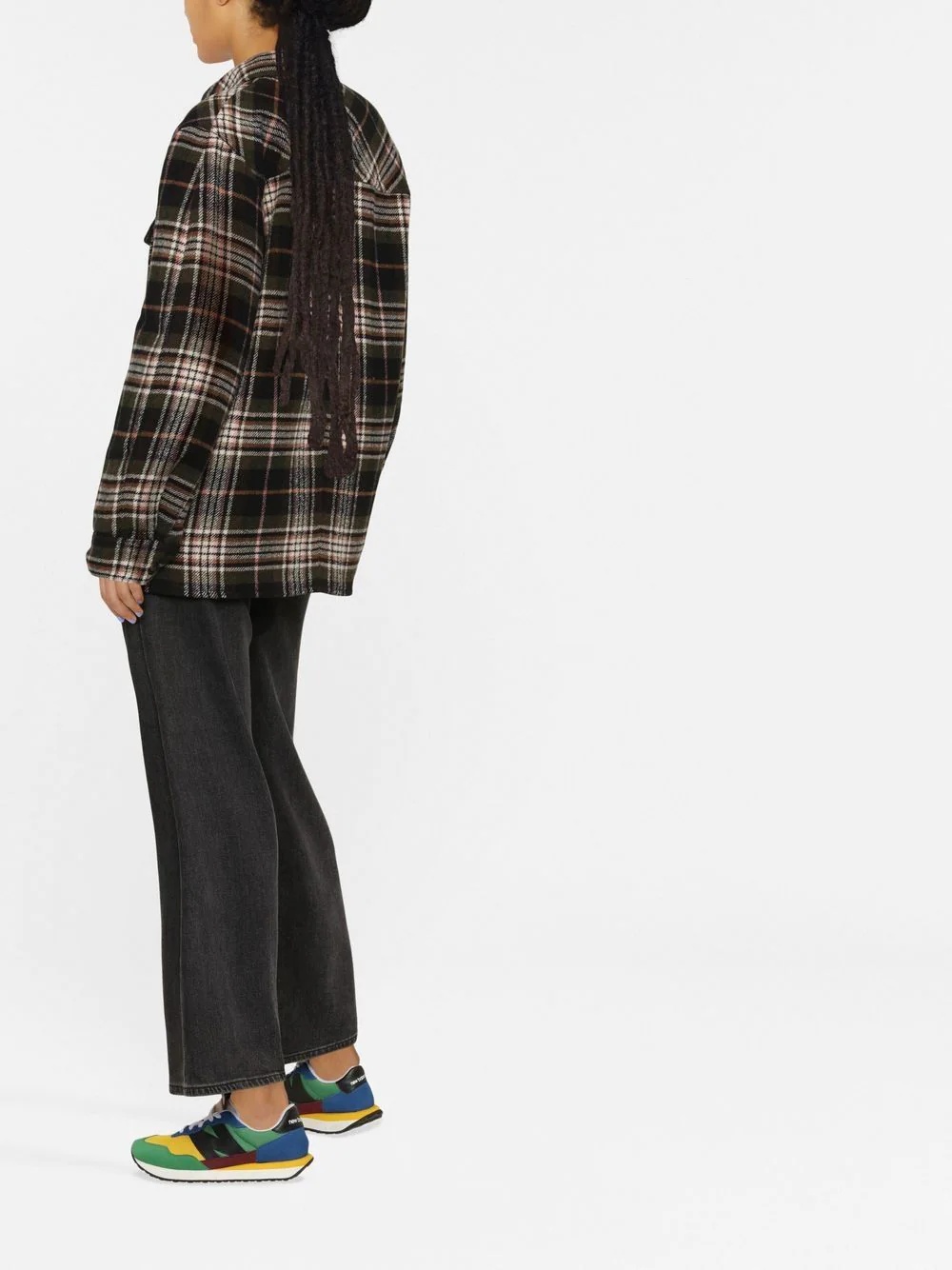 Ervy check-print jacket - 3