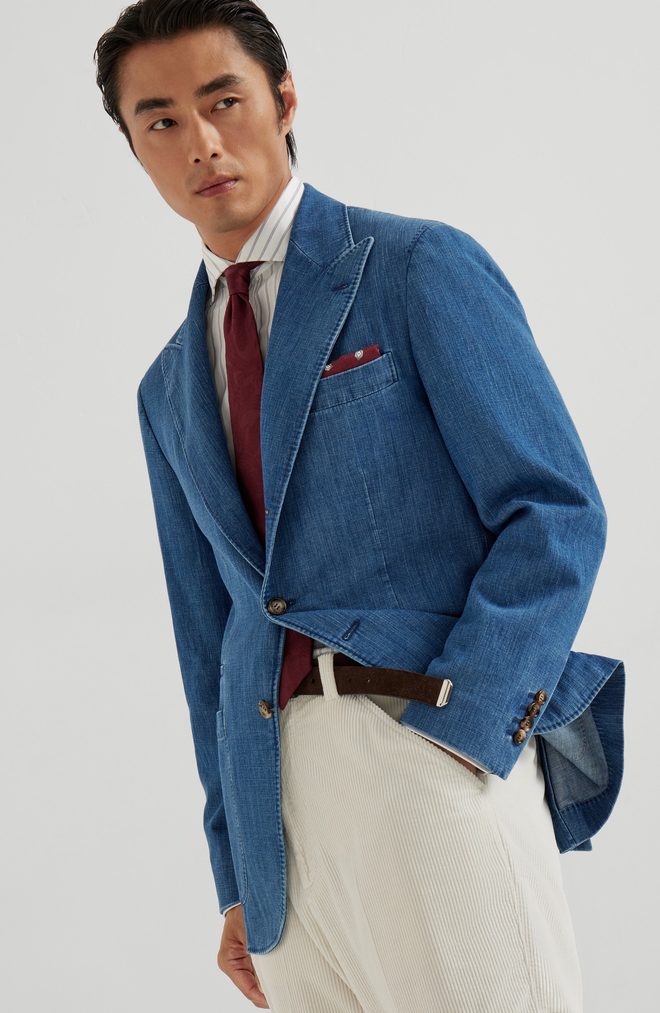Brunello Cucinelli Denim blazer in Medium Denim at Nordstrom - 2