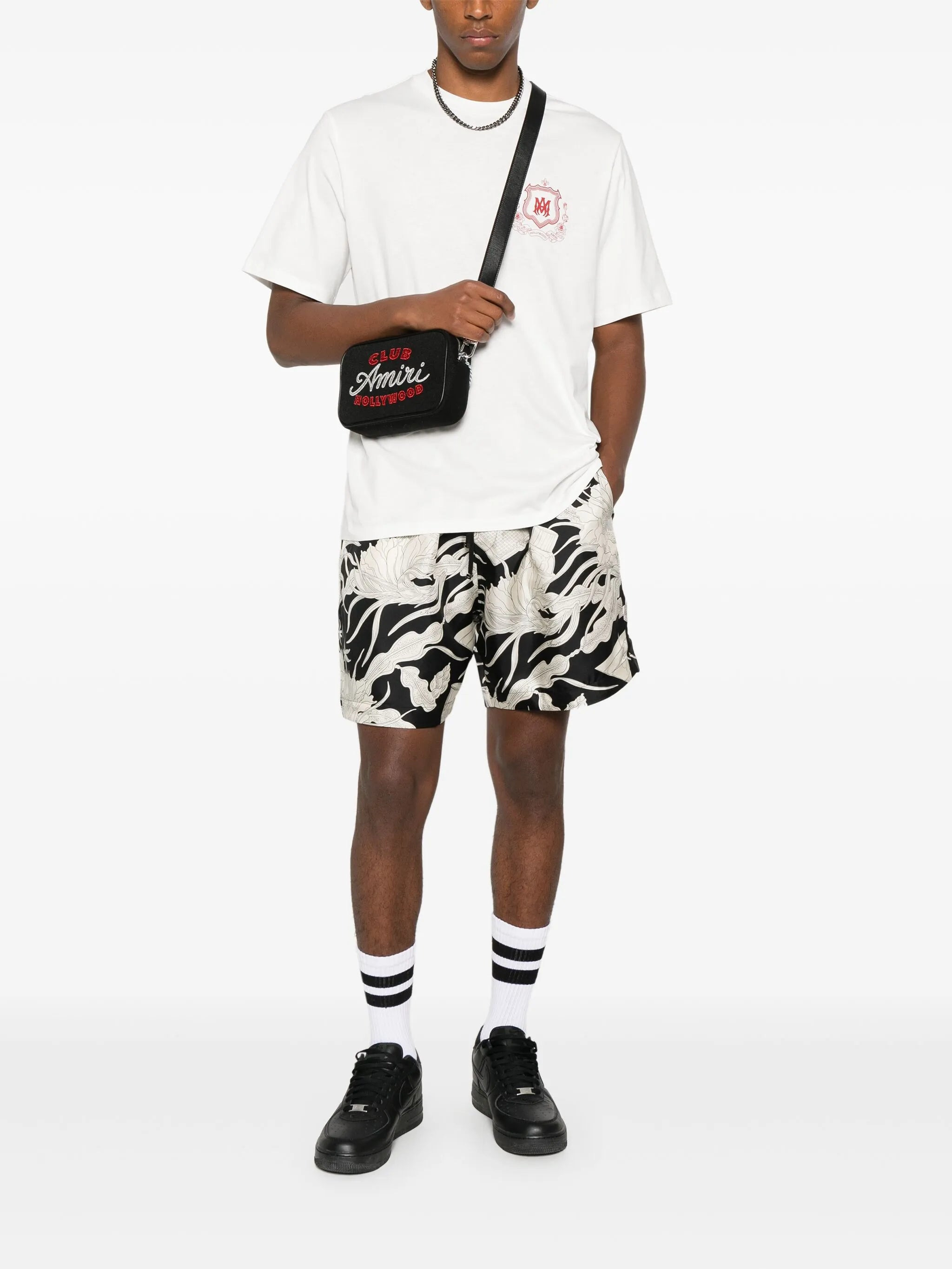 Amiri Crest-embellished T-shirt - 4