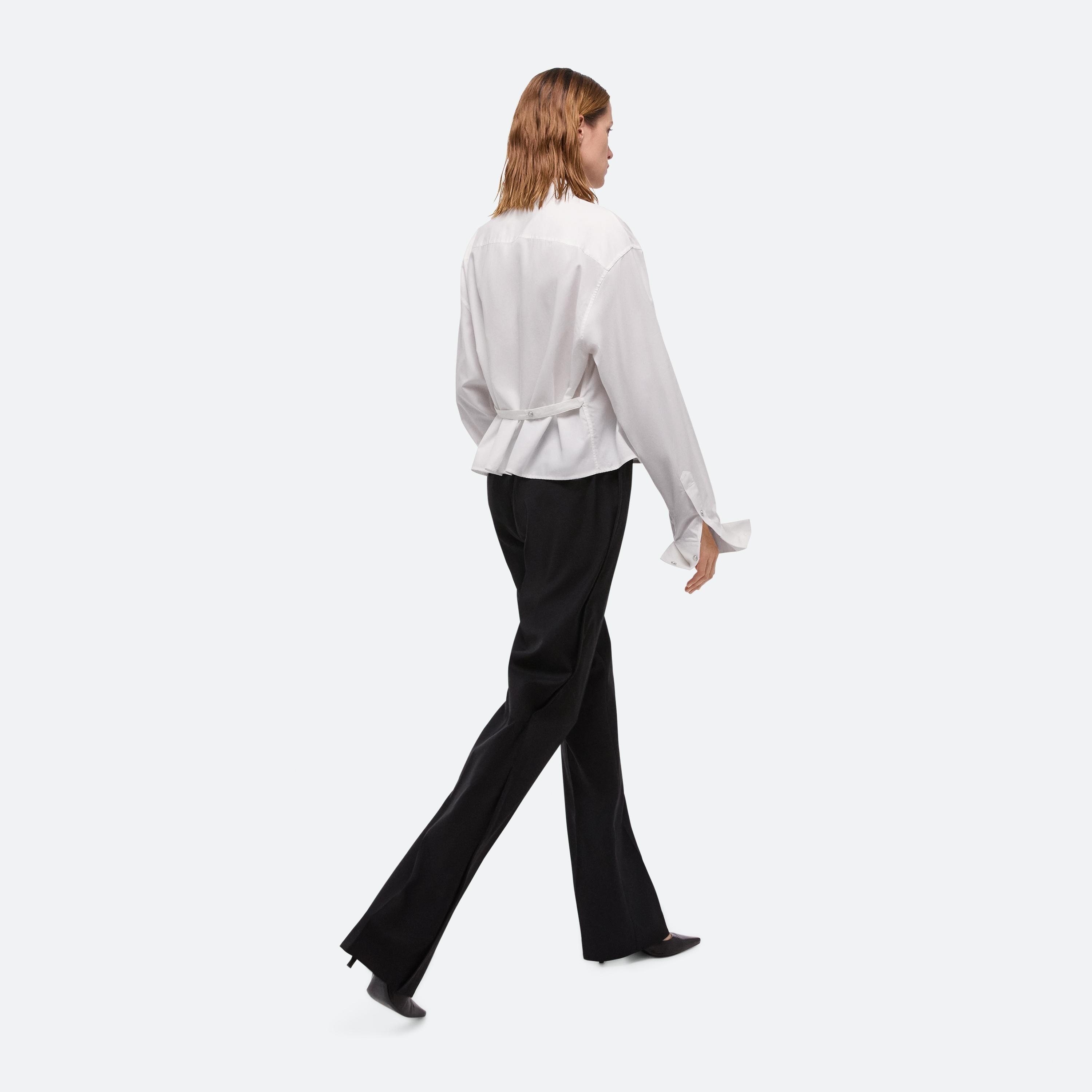 COLLARLESS TUX SHIRT - 7