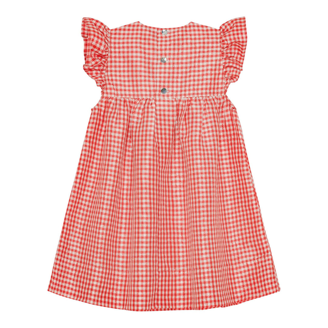 Crinkled Taffeta Check Dress - 2