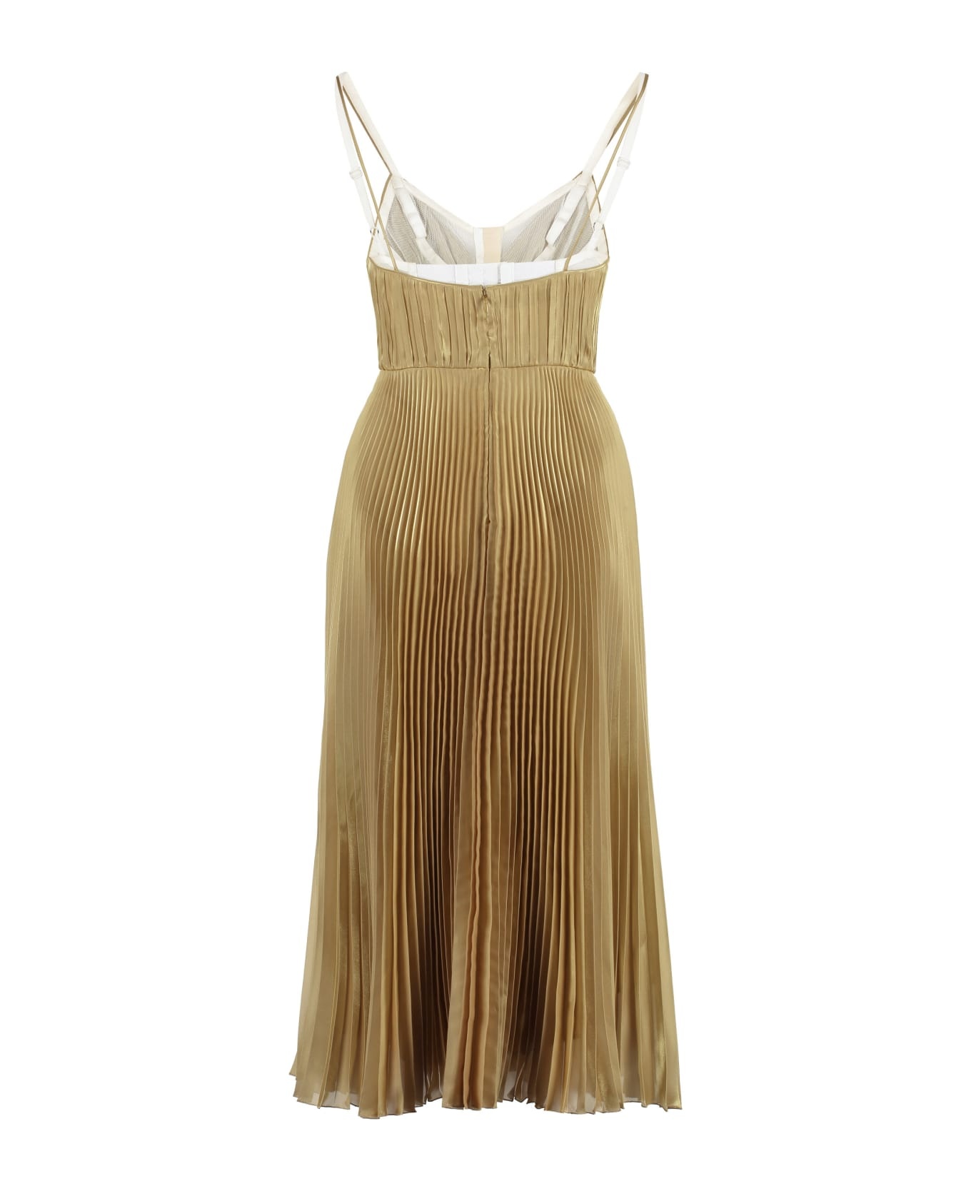 Pleated Midi Dress - 2
