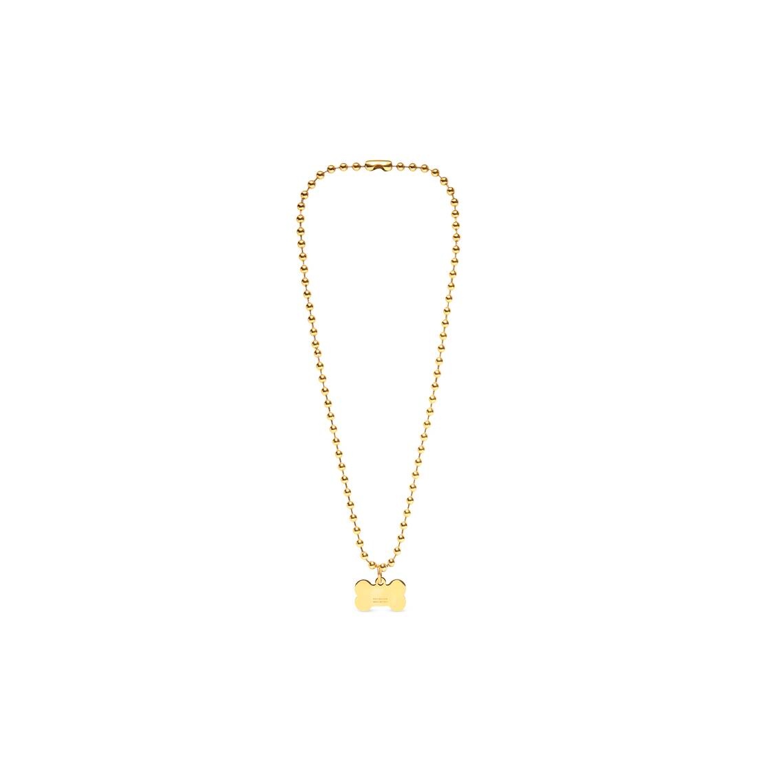 Dog Necklace  in Gold - 2