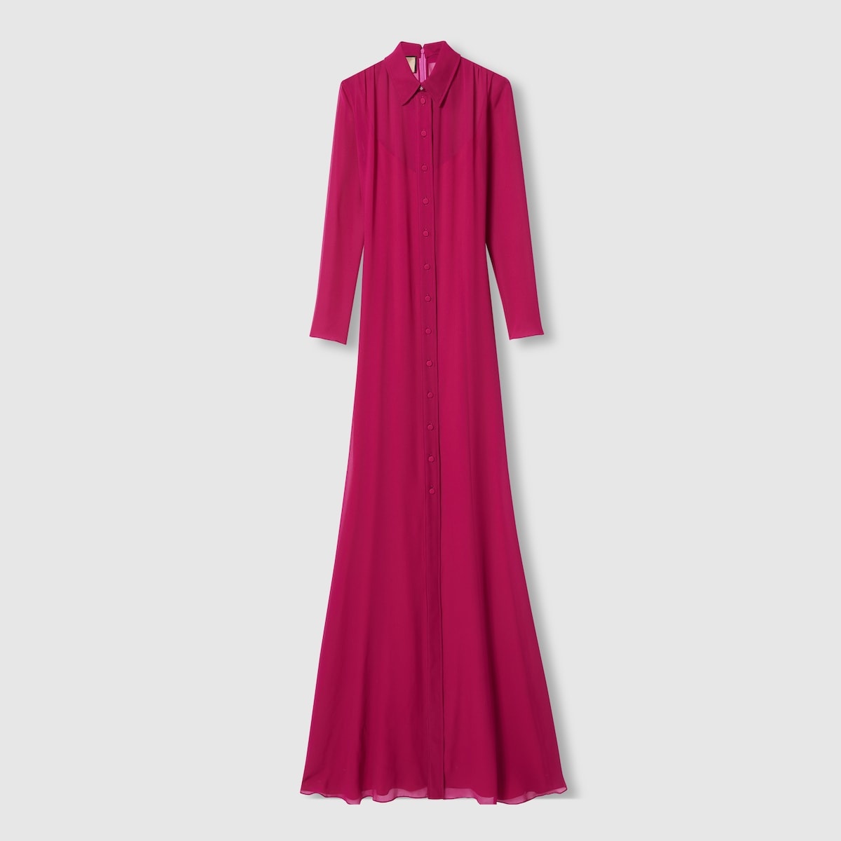 Silk georgette dress - 1