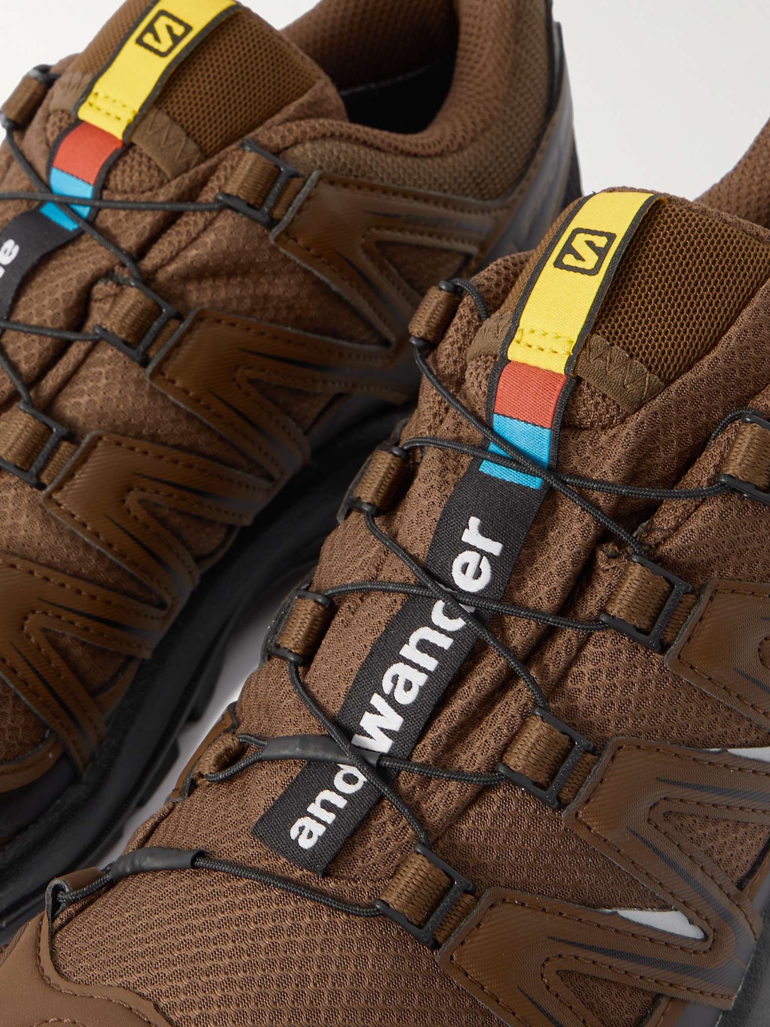 + Salomon XA PRO 3D Rubber-Trimmed GORE-TEX® Mesh Trail Running Sneakers - 6