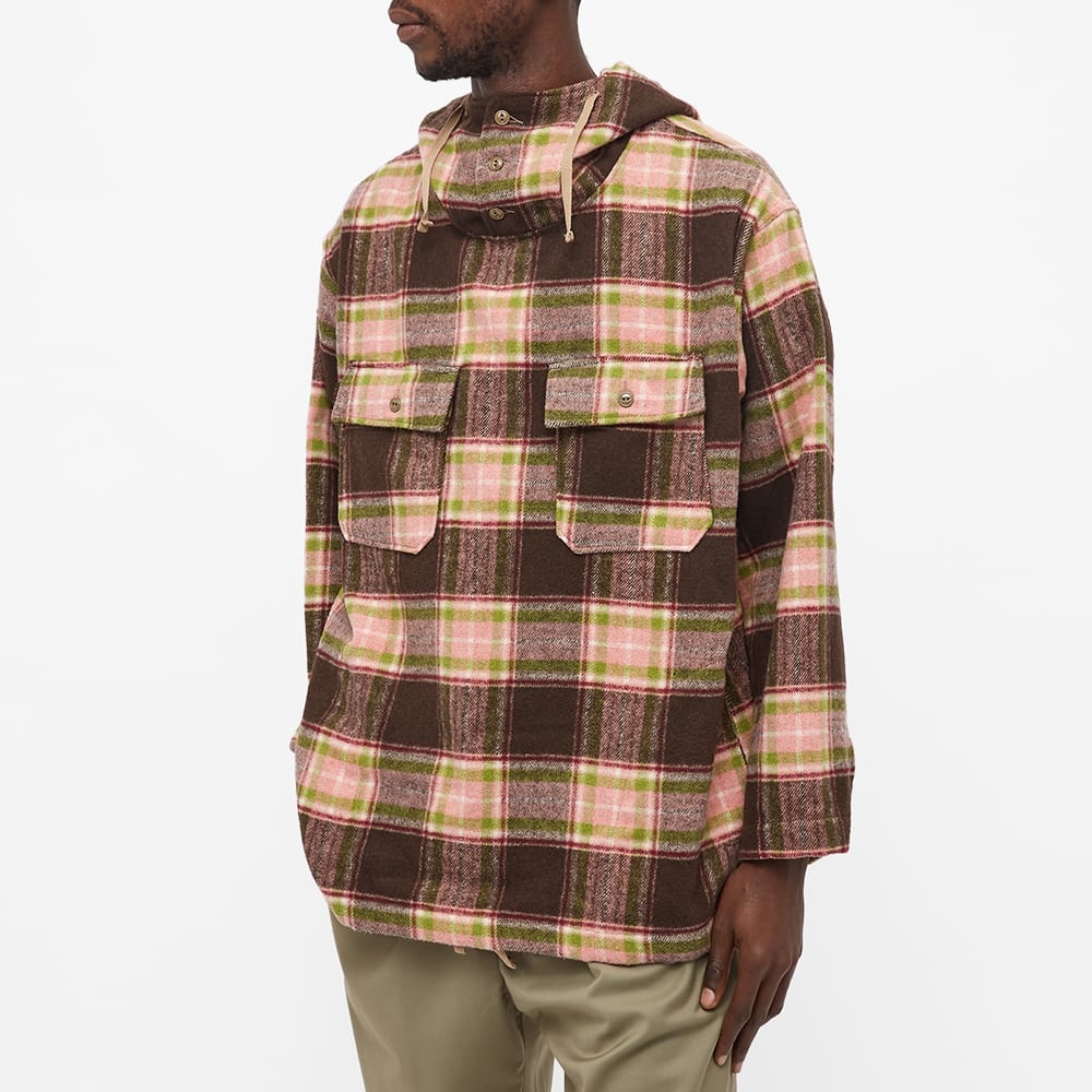 Engineered Garments Plaid Cagoule Shirt - 3