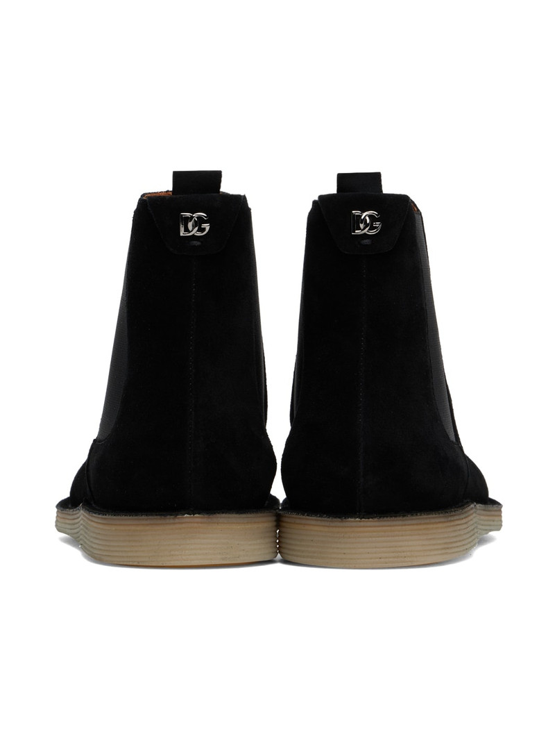 Black Florio Ideal Suede Chelsea Boots 2