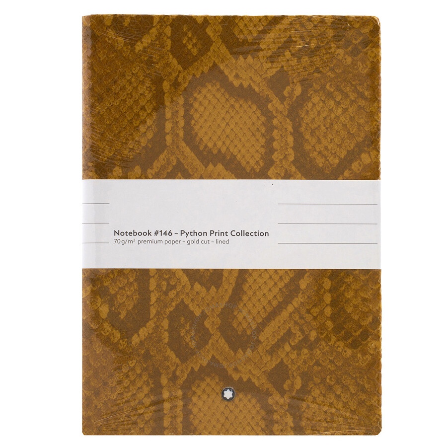 Montblanc Montblanc Python Print Saffron Notebook No.146
