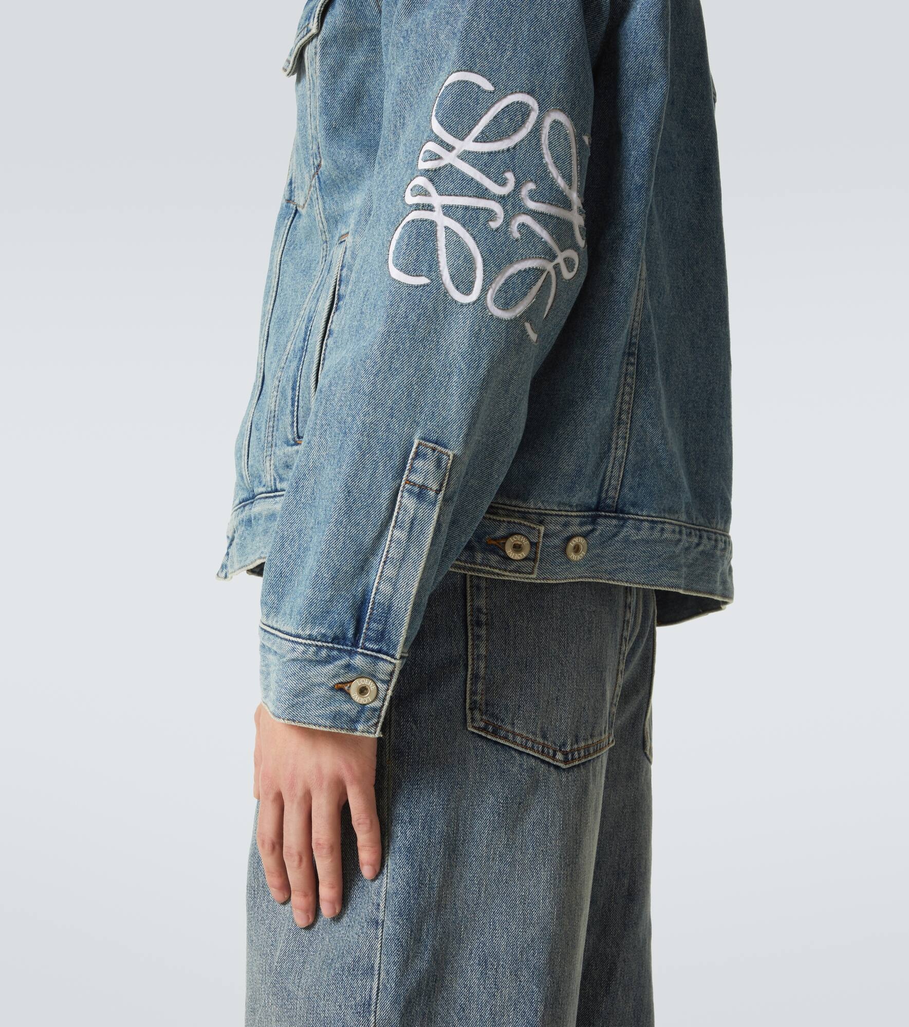 Anagram denim jacket - 7