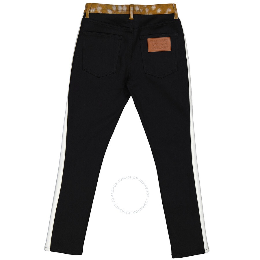 Burberry Deer Print Trim Straight Fit Japanese Denim Jeans - 2
