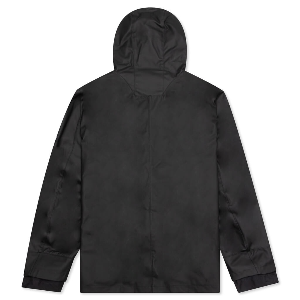 AMBUSH RUBBER COATED HOODIE - BLACK - 2