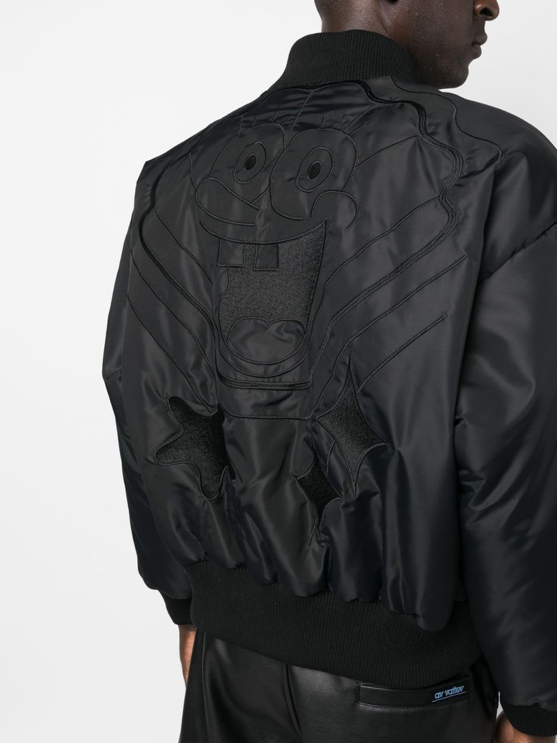 embroidered SpongeBob bomber jacket 6