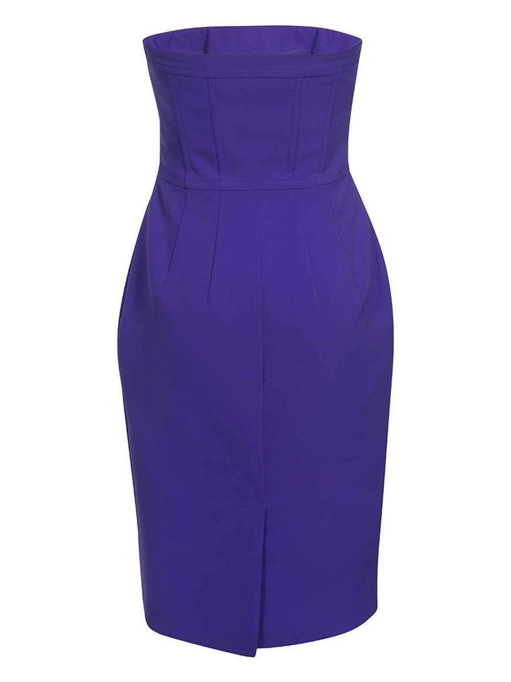 corset-style midi dress - 2