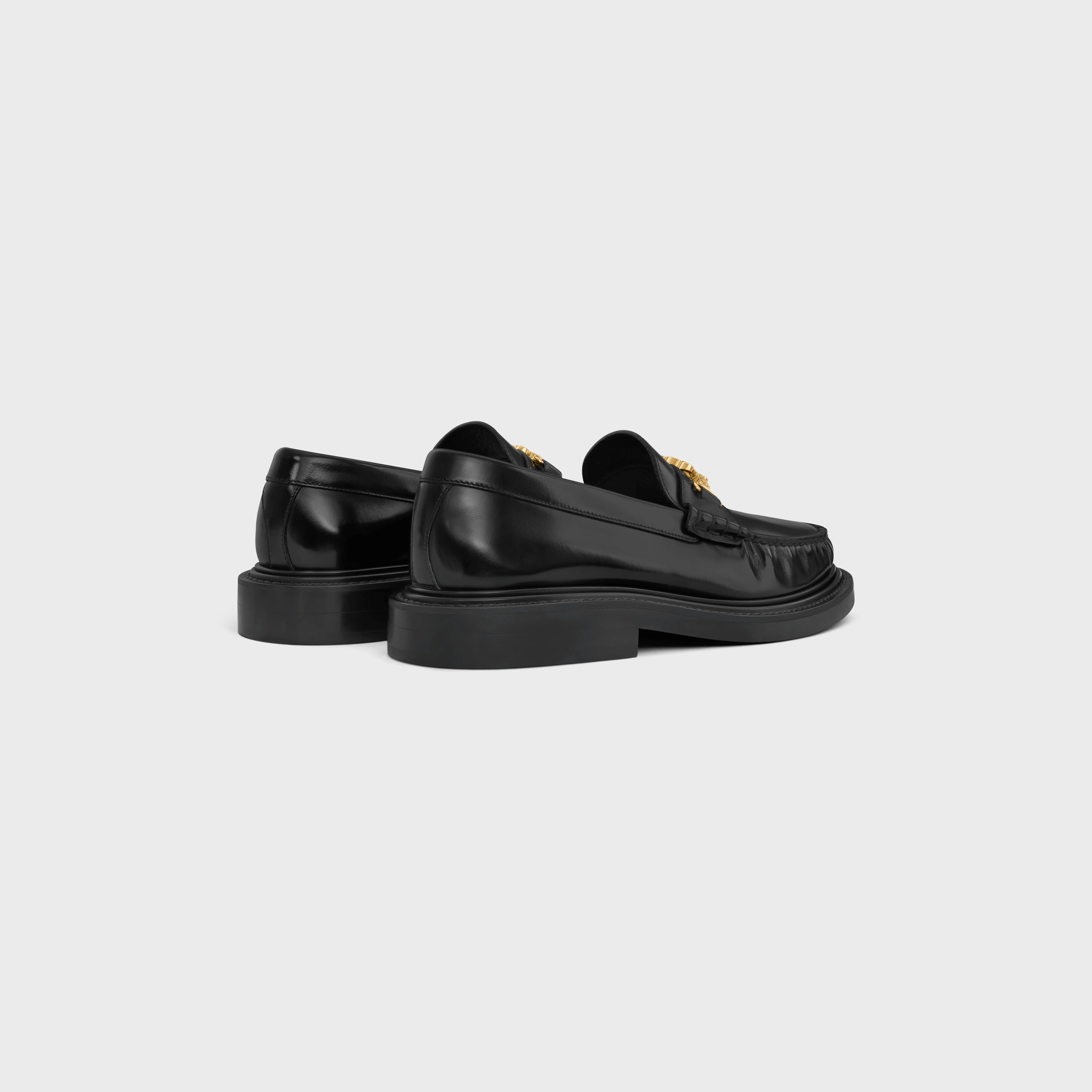 CELINE UNIVERSITÉ TRIOMPHE CHAIN LOAFFER in POLISHED BULL - 3