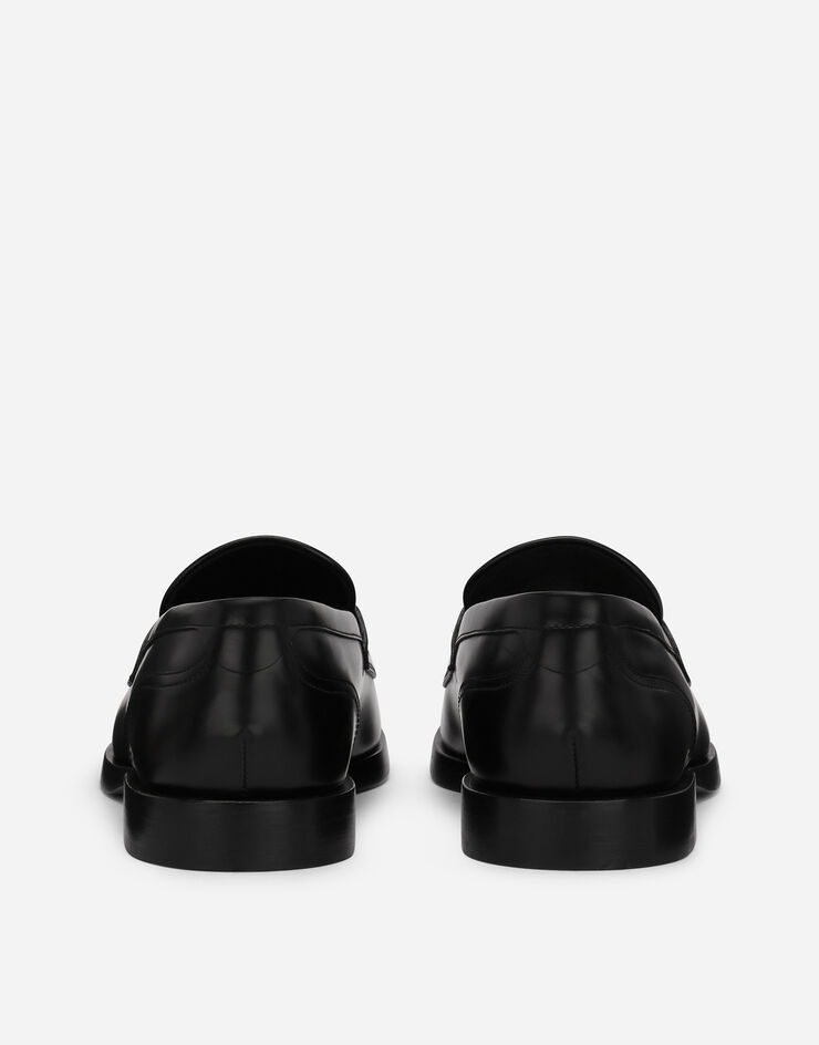 Brushed calfskin loafers - 3
