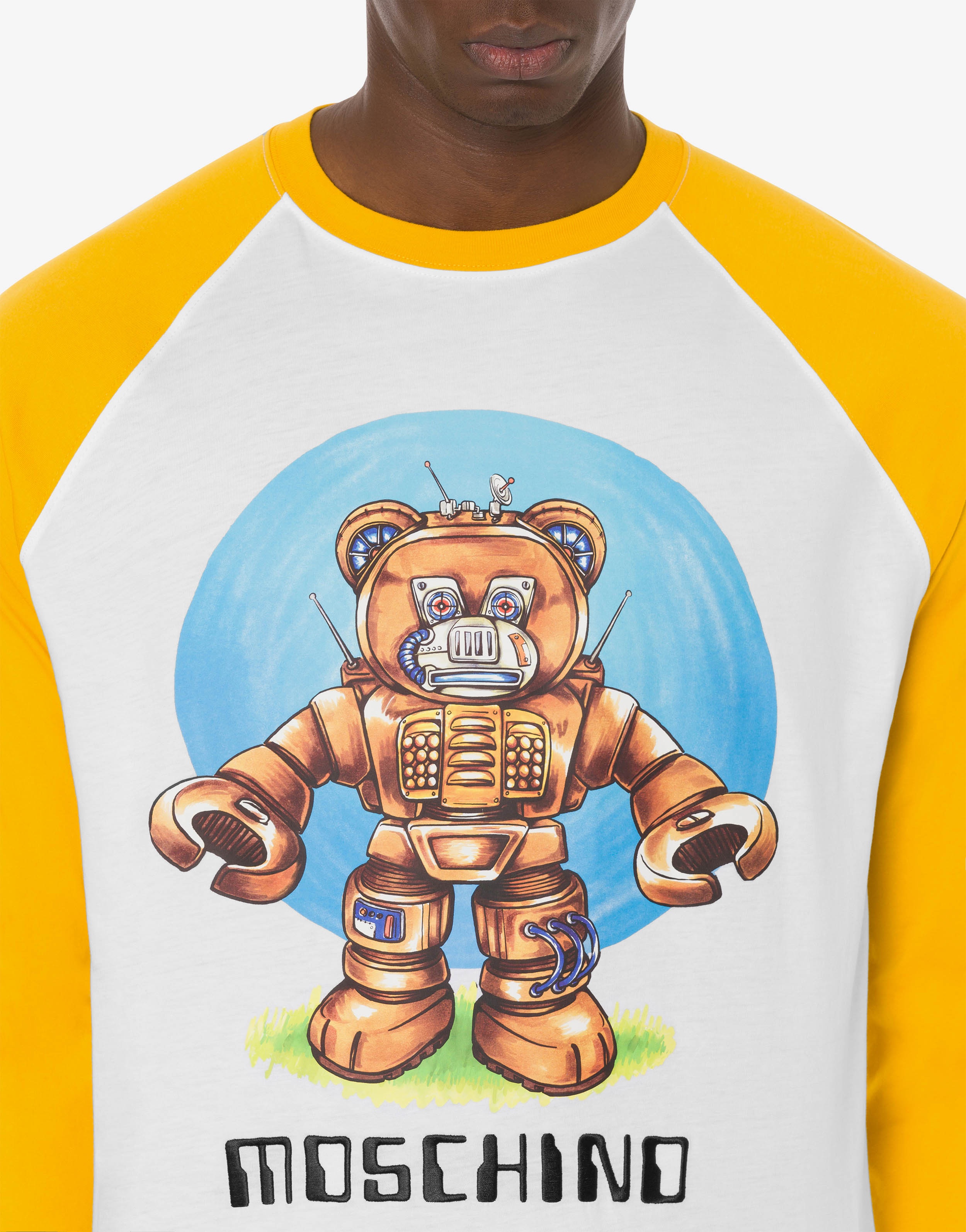 ROBOT BEAR ORGANIC JERSEY T-SHIRT - 4