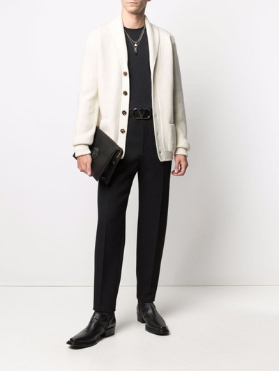 TOM FORD ribbed V-neck cardigan outlook