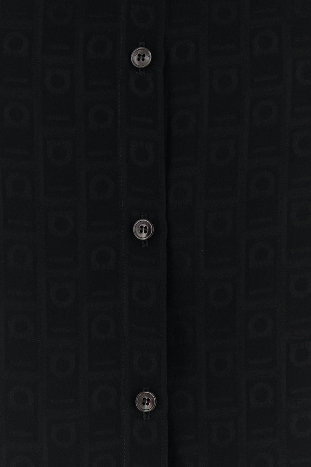 Black silk shirt - 3