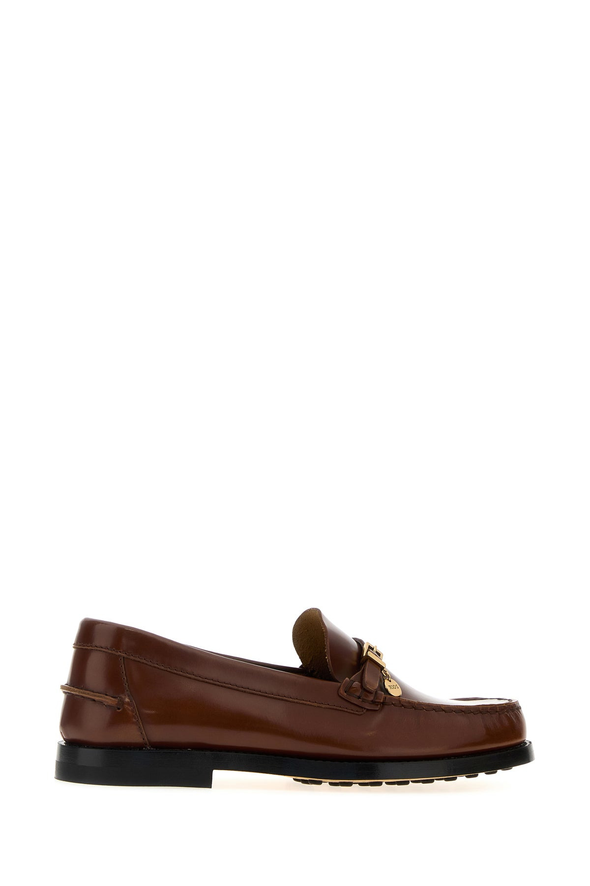 Caramel leather loafers - 3