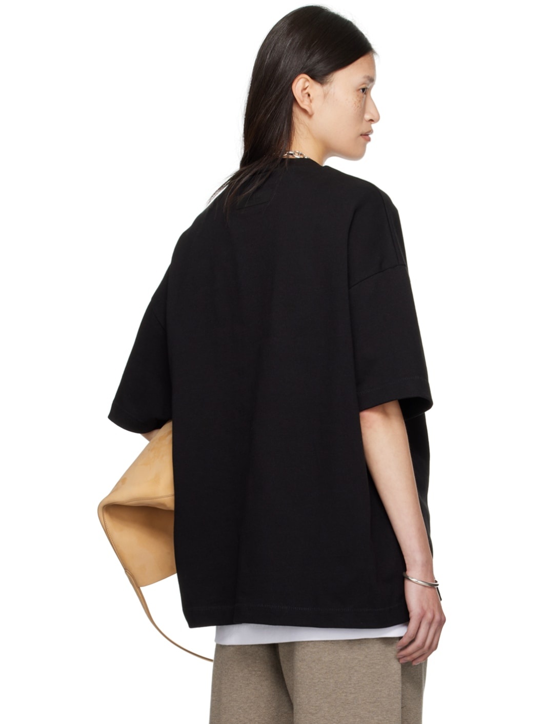 Black Bonded T-Shirt - 3