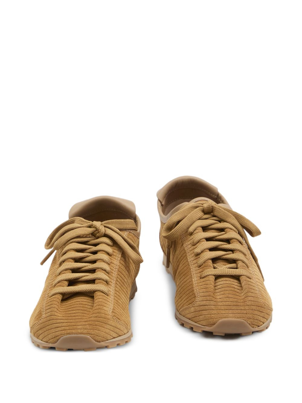 The Tennis embossed-suede low-top sneakers - 4