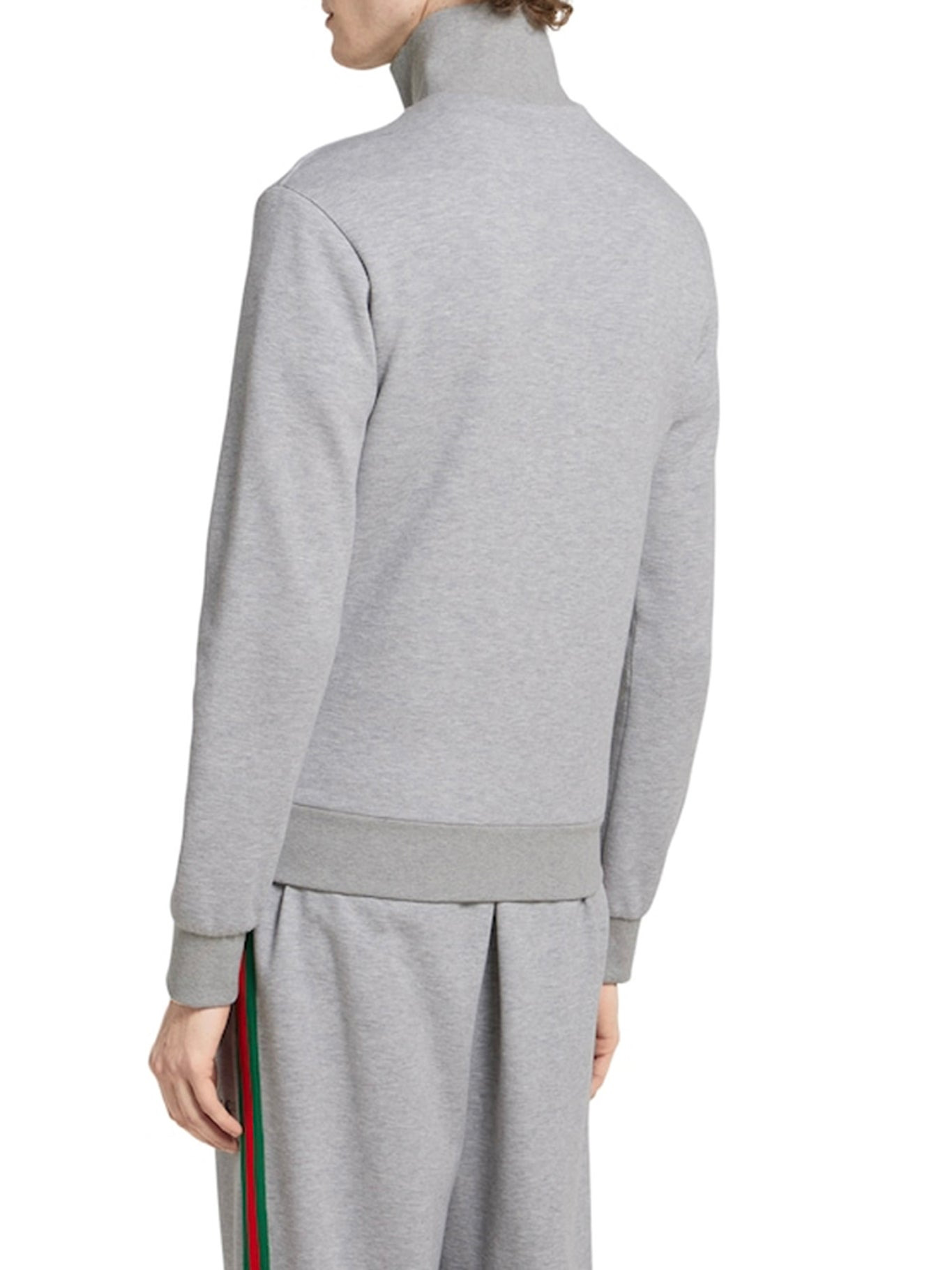 DOUBLE COTTON PIQUET JACKET WITH ZIP - 3