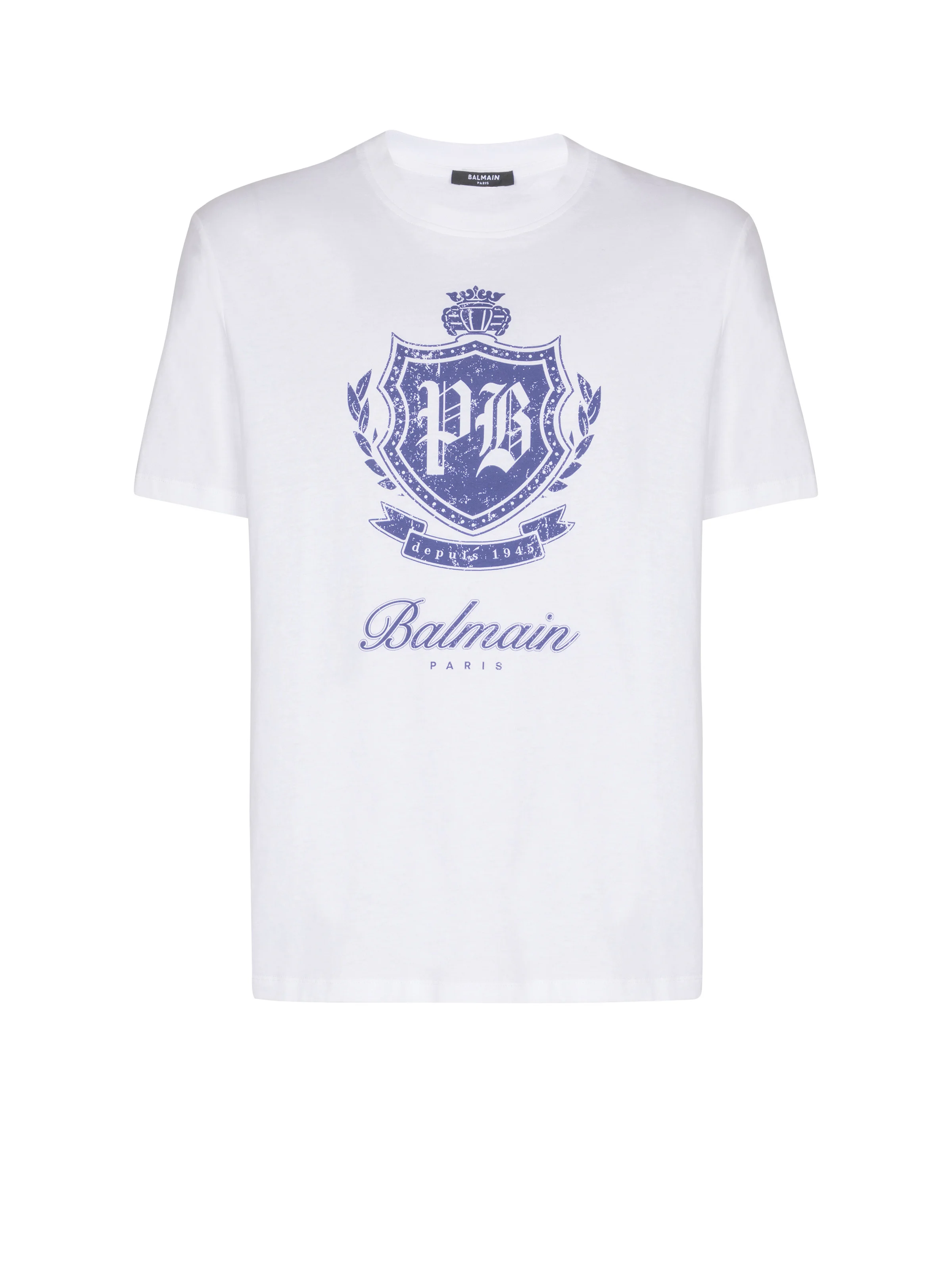 Short-sleeved T-shirt with College Emblem print - 1
