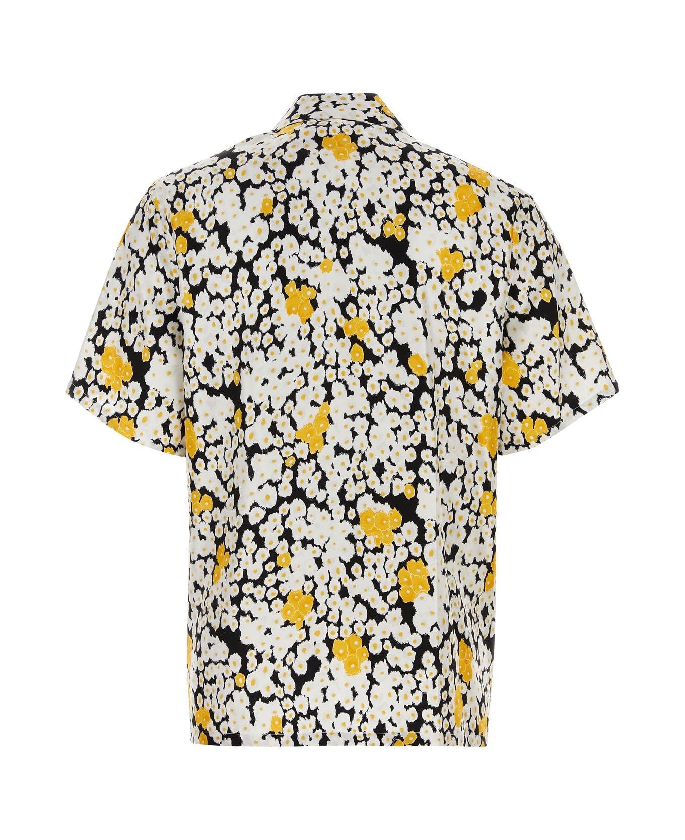 Printed Satin Shirt - 3