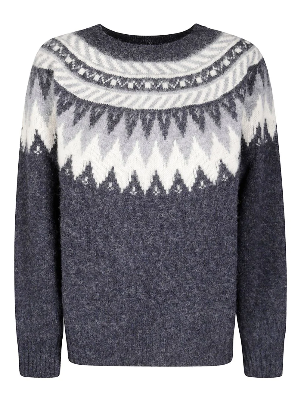 Broken Flowers patterned sweater - 1