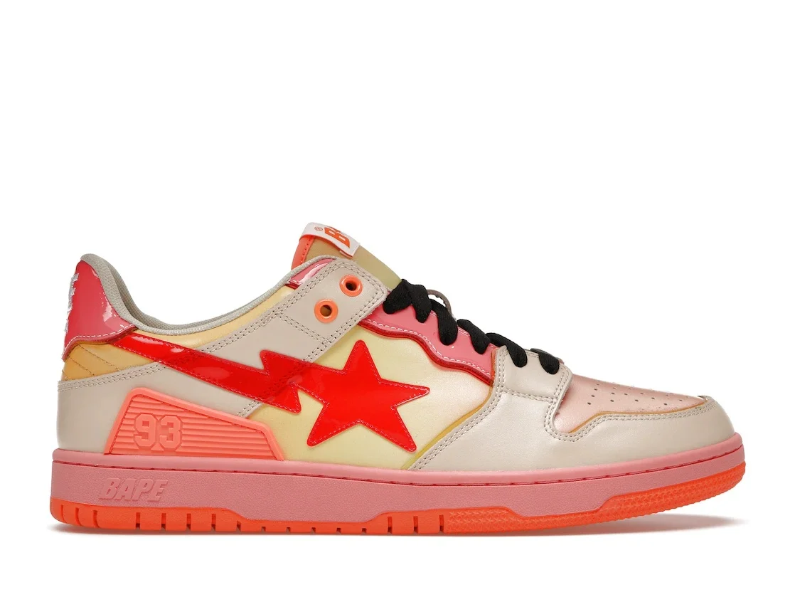 A Bathing Ape Bape SK8 Sta Orange - 1