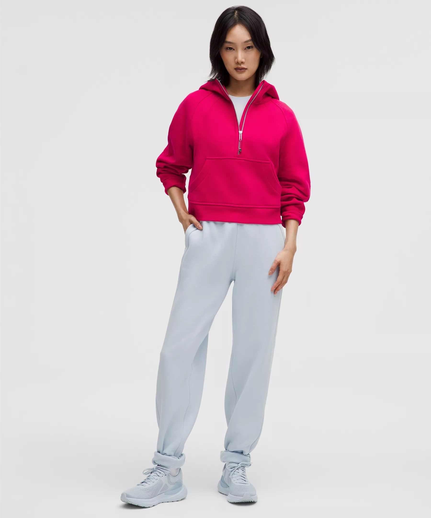Scuba Oversized Half-Zip Hoodie - 2