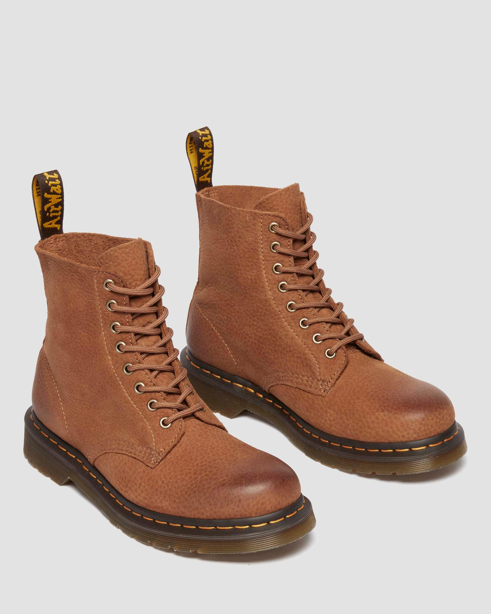 1460 Pascal Tumbled Nubuck Lace Up Boots - 8