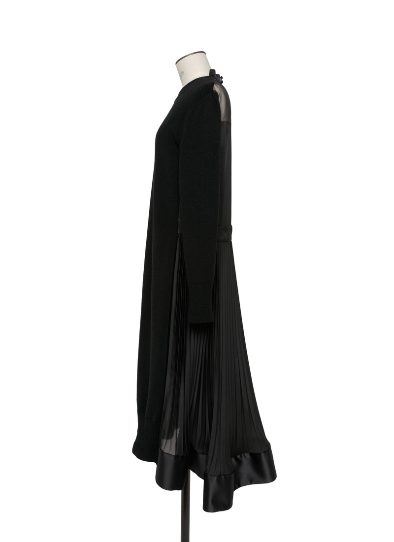 sacai Wool Knit Dress outlook