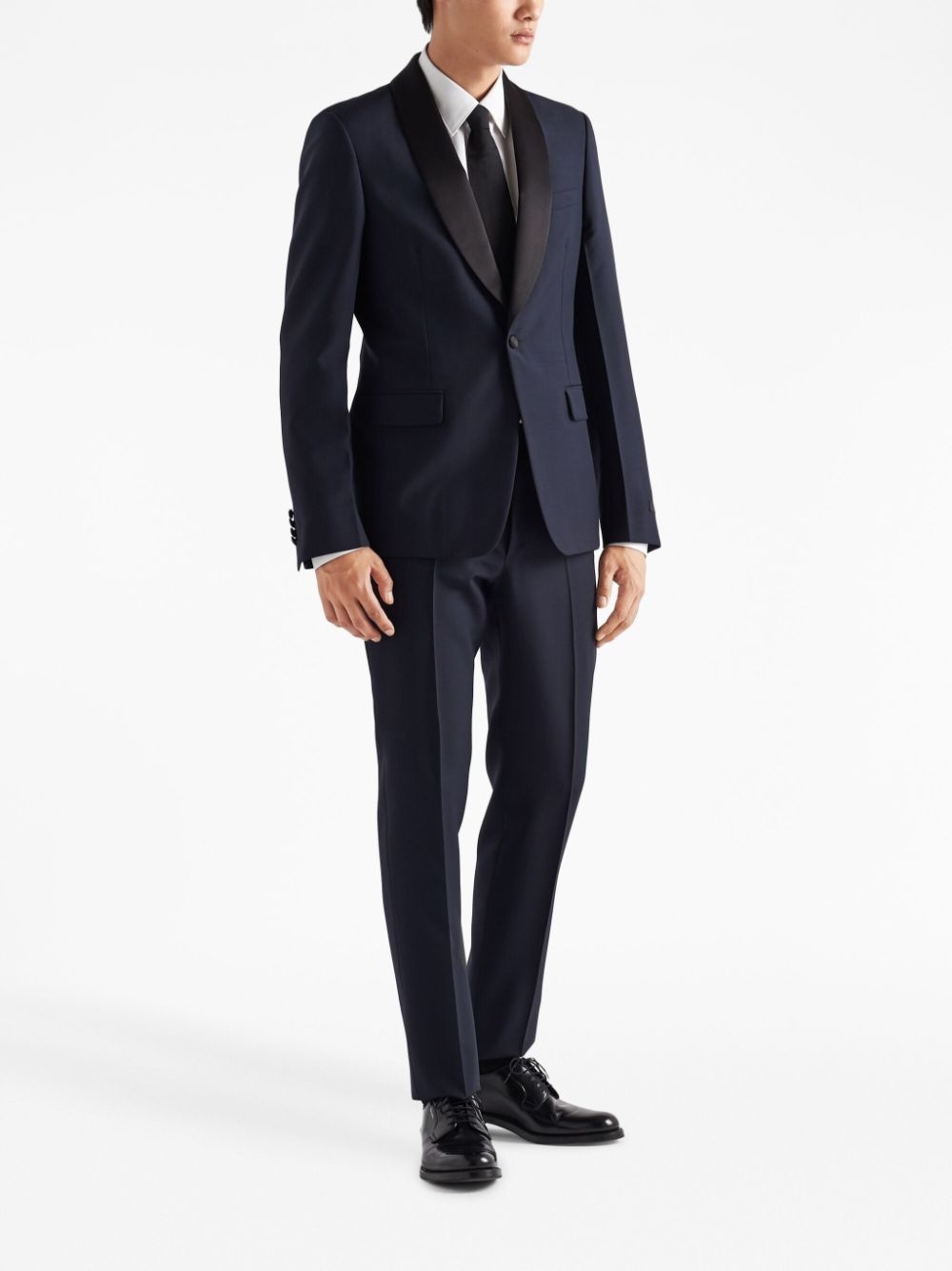 single-breasted wool-mohair tuxedo - 2