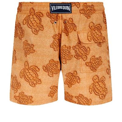 Vilebrequin Men Swim Trunks Sand Turtles outlook