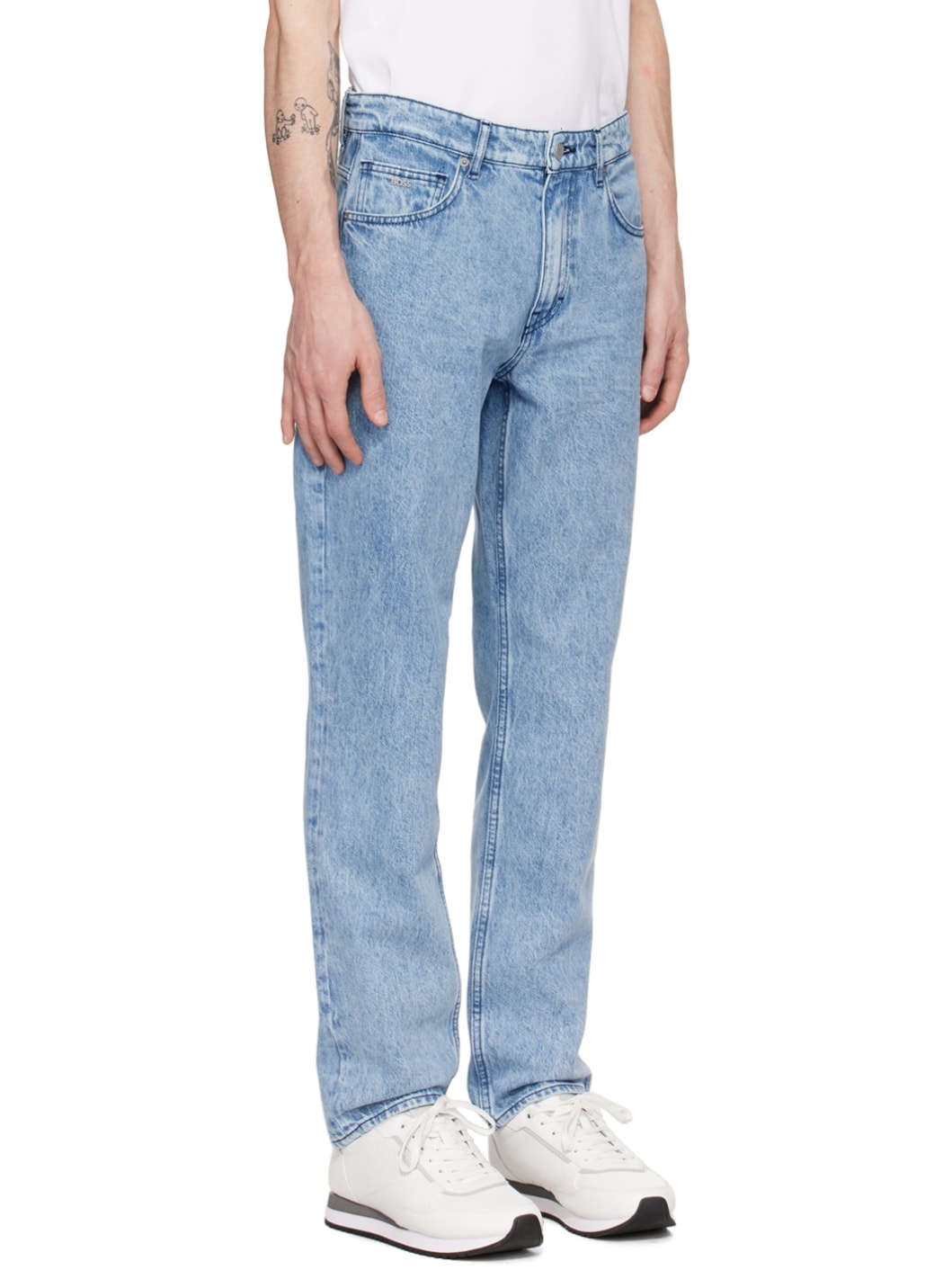 Blue Relaxed-Fit Jeans - 2