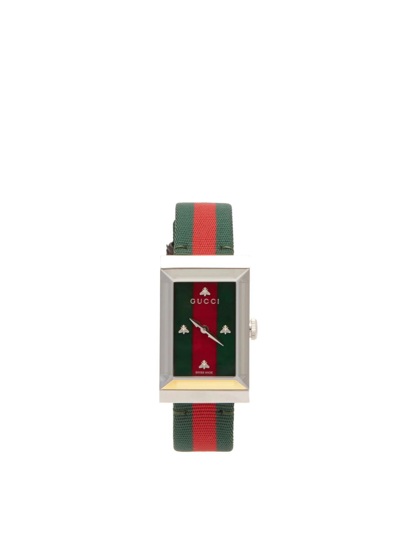 G-Frame Web-striped watch - 1