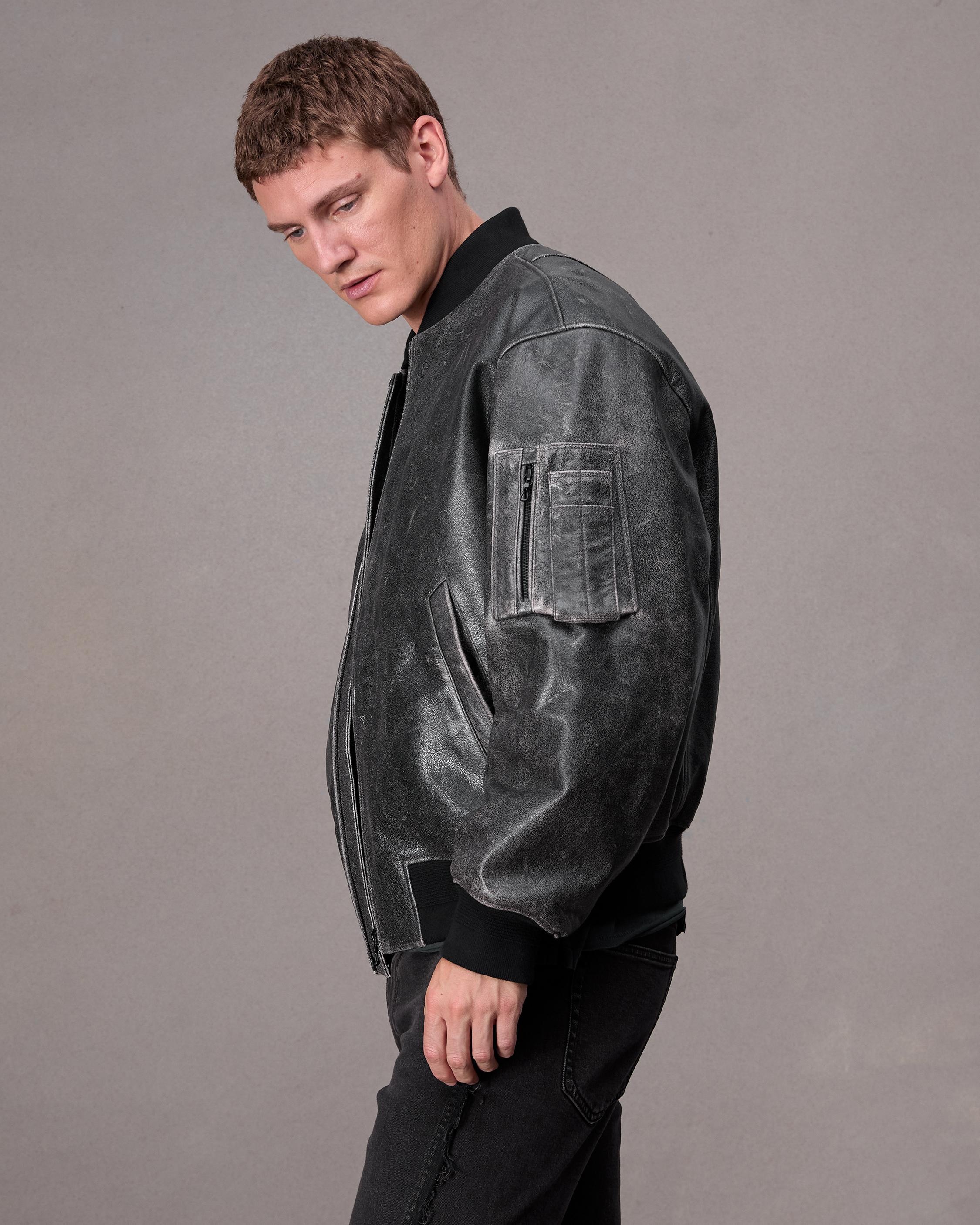 Manston Leather Bomber - 4