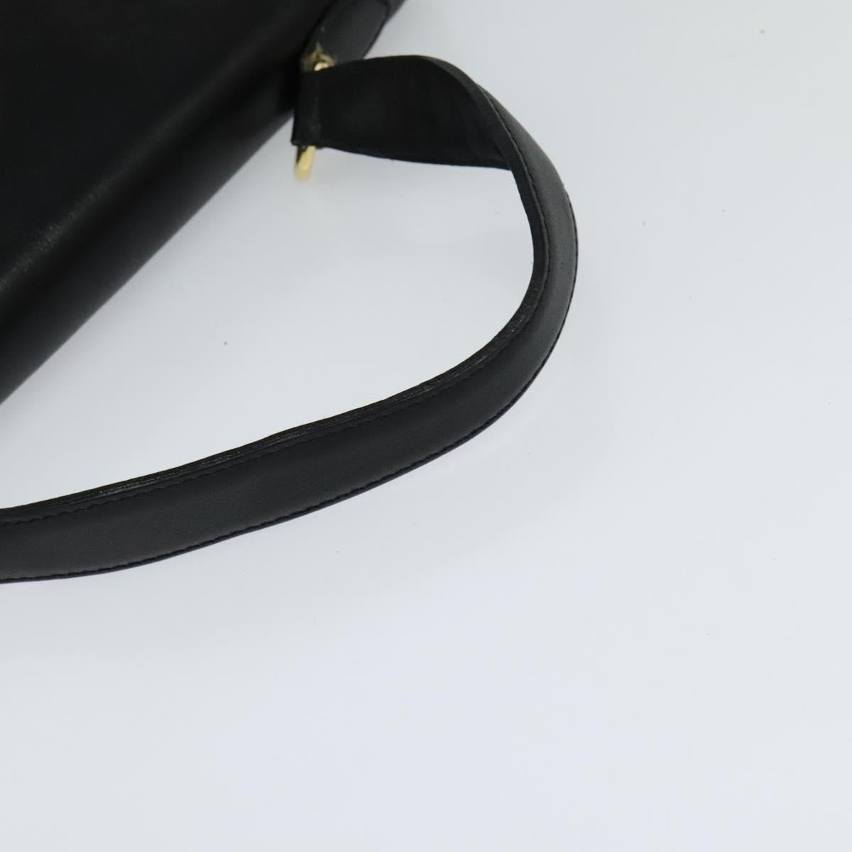Burberry Hand Bag Leather Black - 7