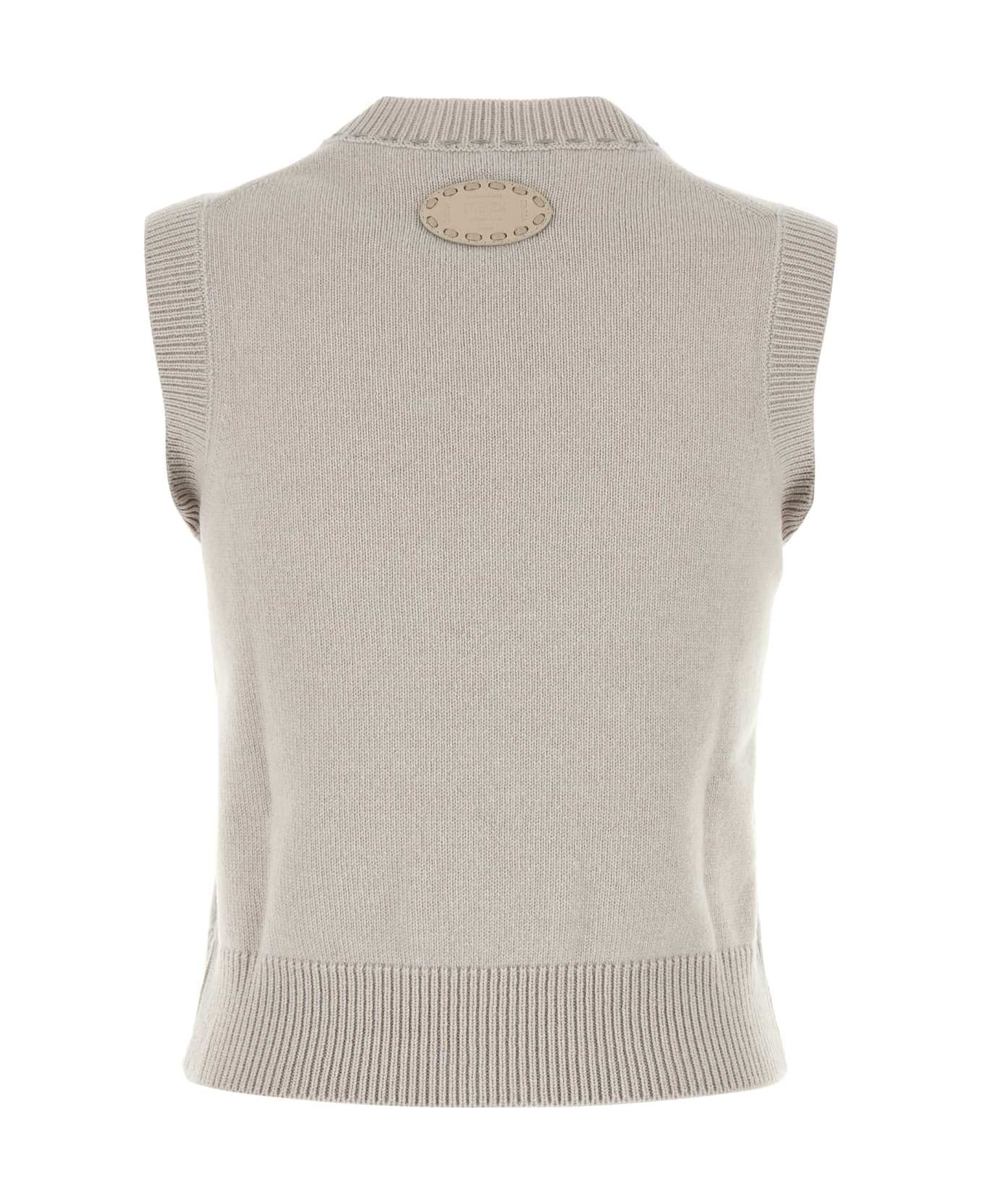 Cappuccino Cashmere Vest - 2