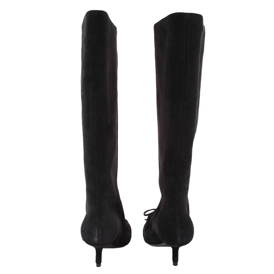 Burberry Black Storm 50mm Suede Boots - 4