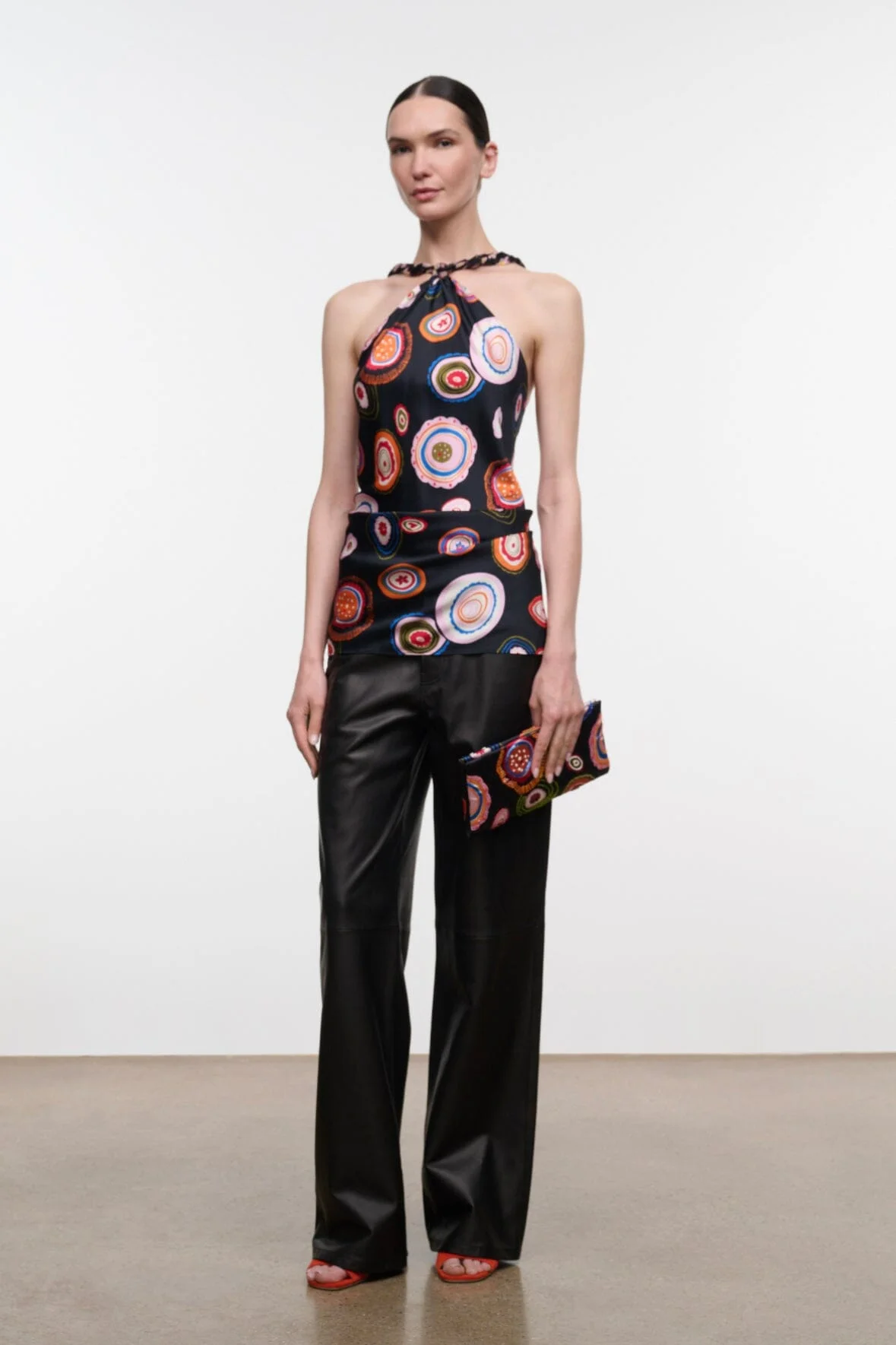 STAUD CHARLI SILK TOP MILLEFIORE 2.0 - 1