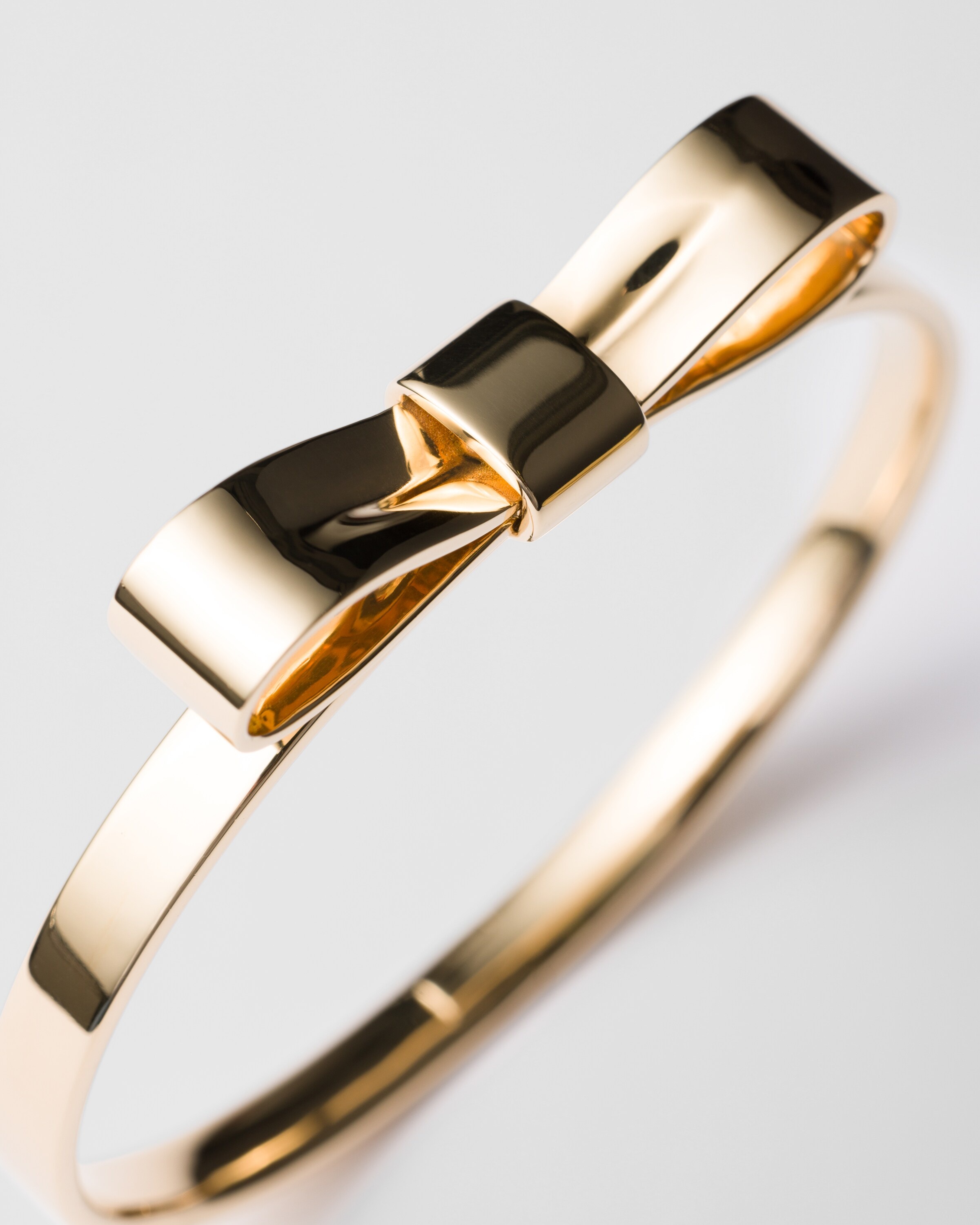 Eternal Gold Bow bangle bracelet - yellow gold - 3