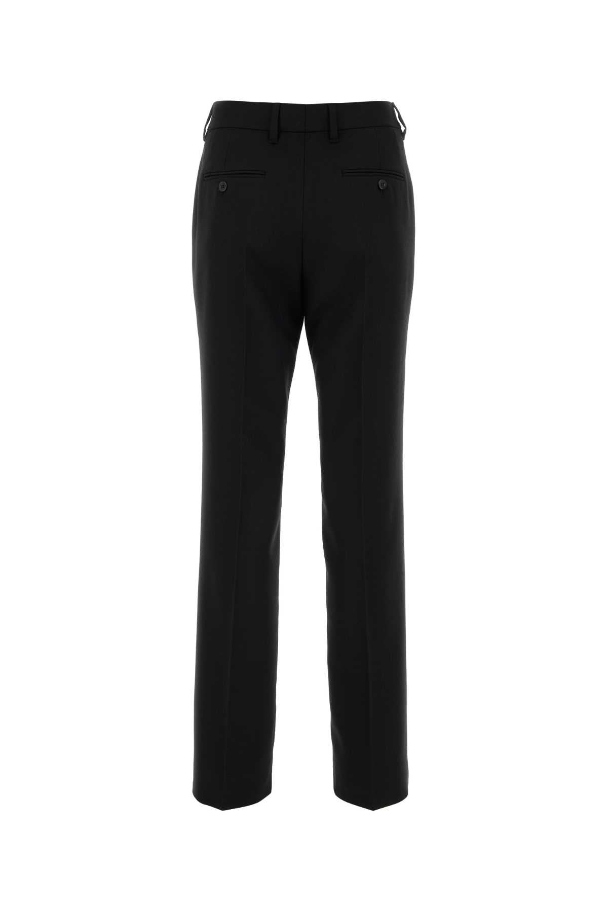 Prada Women Black Wool Pant - 2