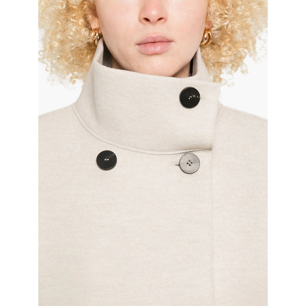 Harris Wharf London Neutrals Jackets - Oversized Jackets Women - 5