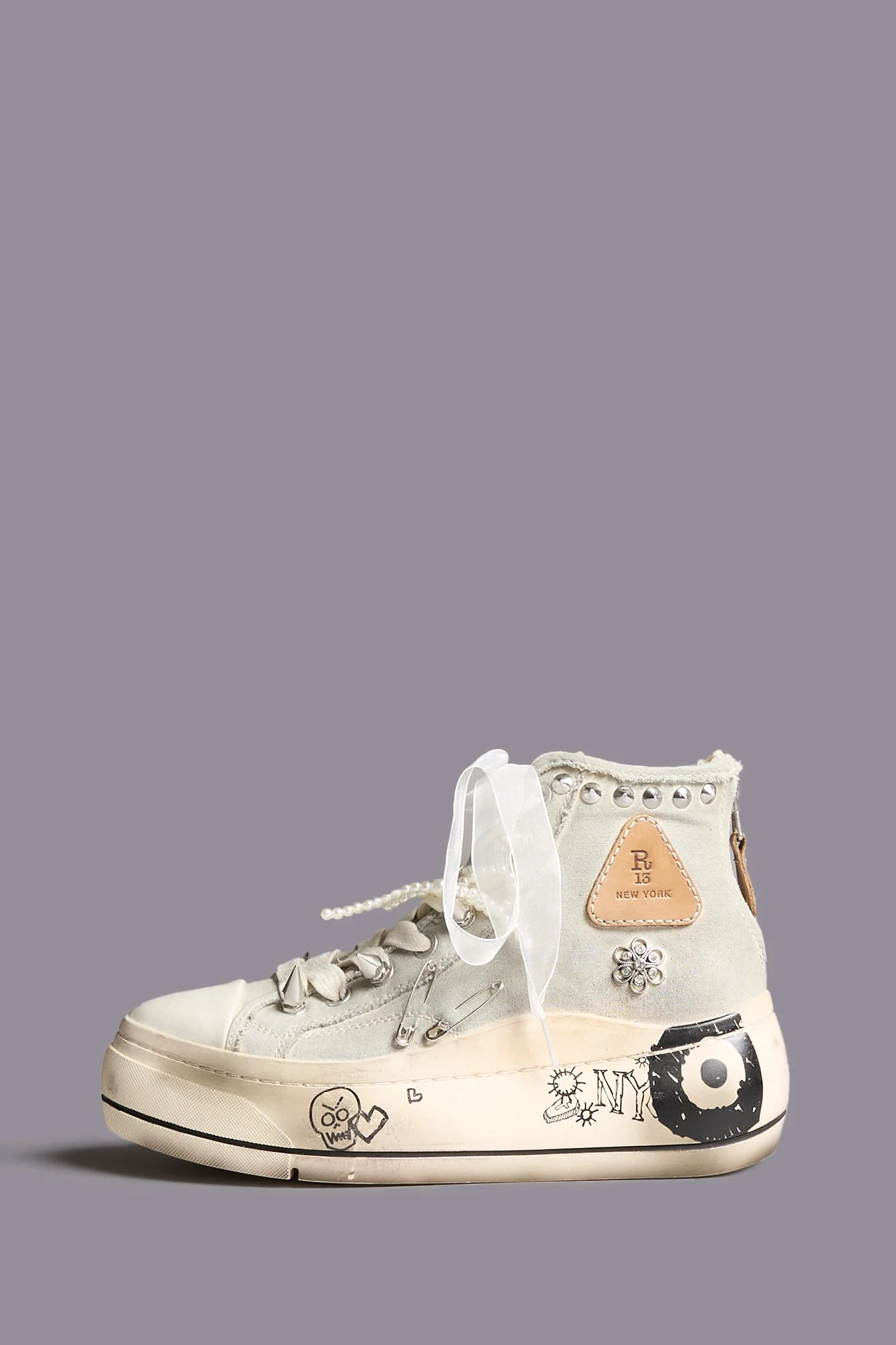 Kurt High Top Sneaker With Charms - 1