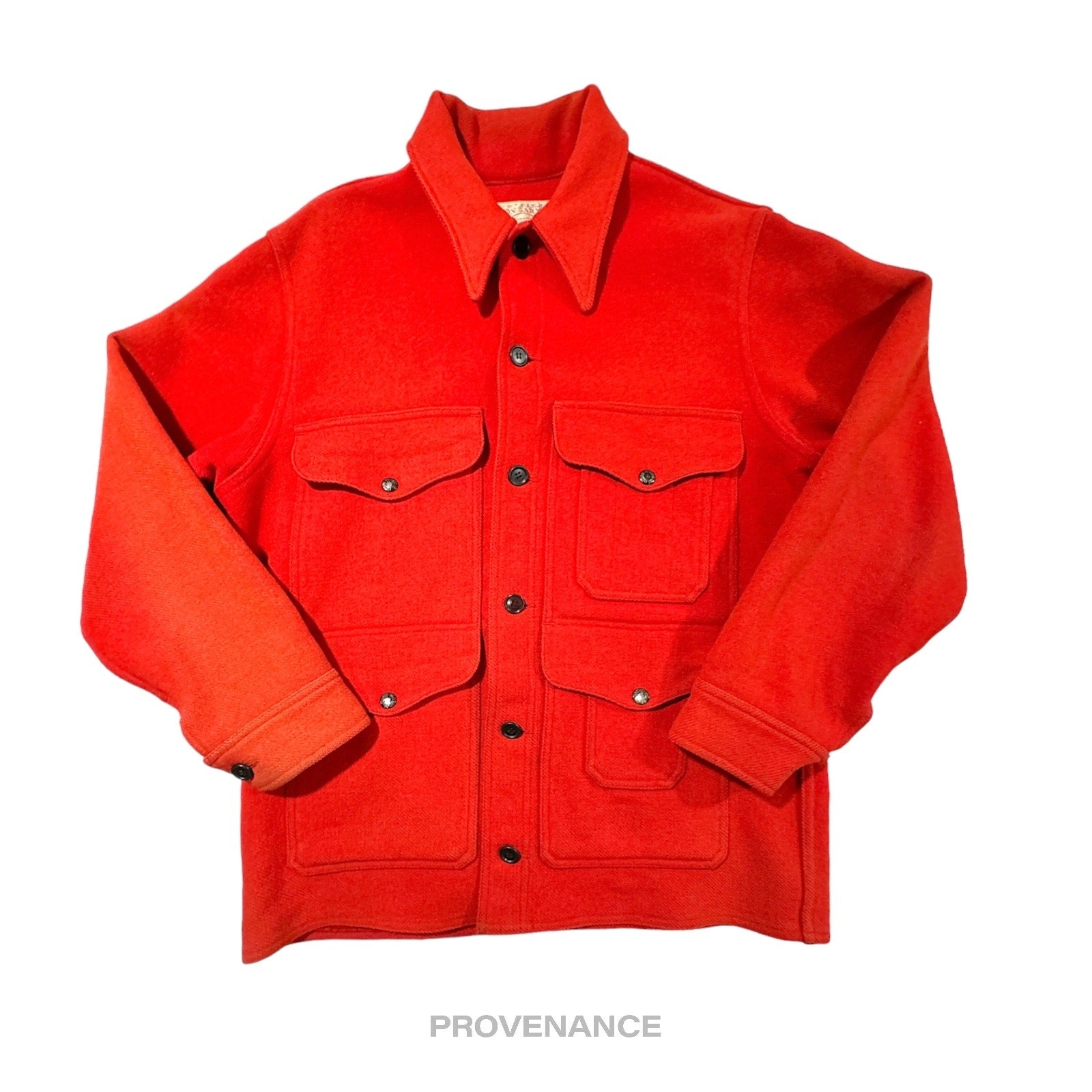 Filson Mackinaw - Filson Mackinaw Wool Cruiser Jacket - Scarlet Red 42 M - 1