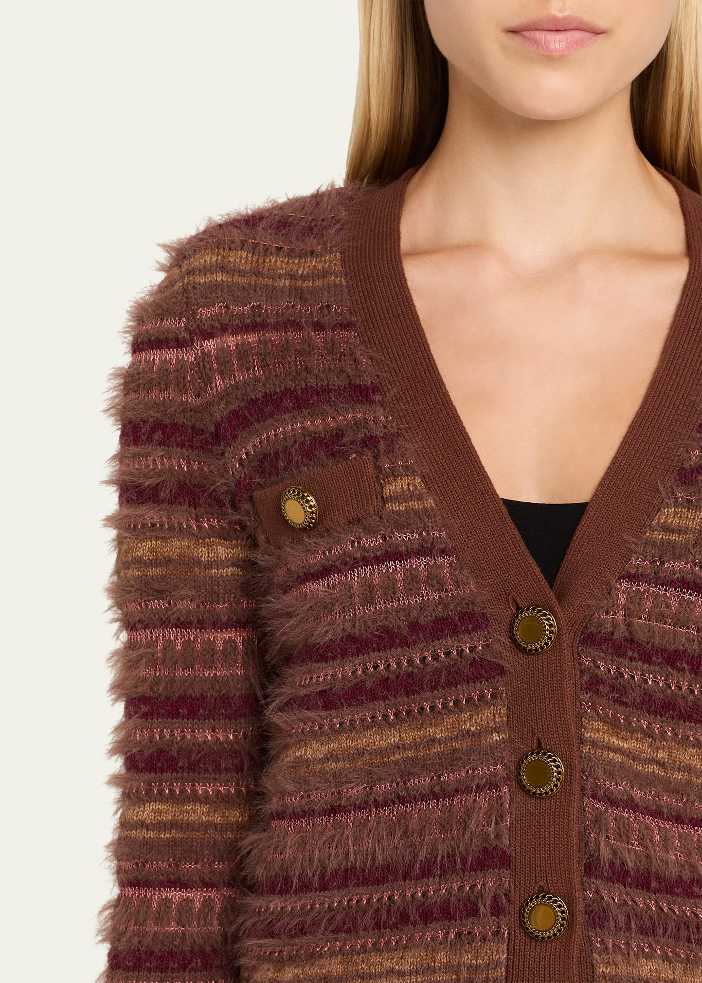 Ariadne Mixed Stripe Cardigan - 5